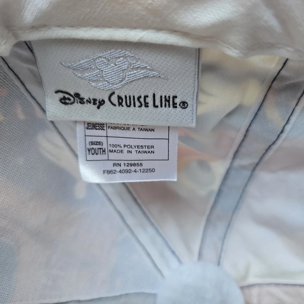 Walt Disney Cruise line kids youth Mickey Mouse Donald Duck cap hat